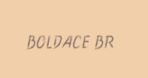 Boldace Brush font thumbnail